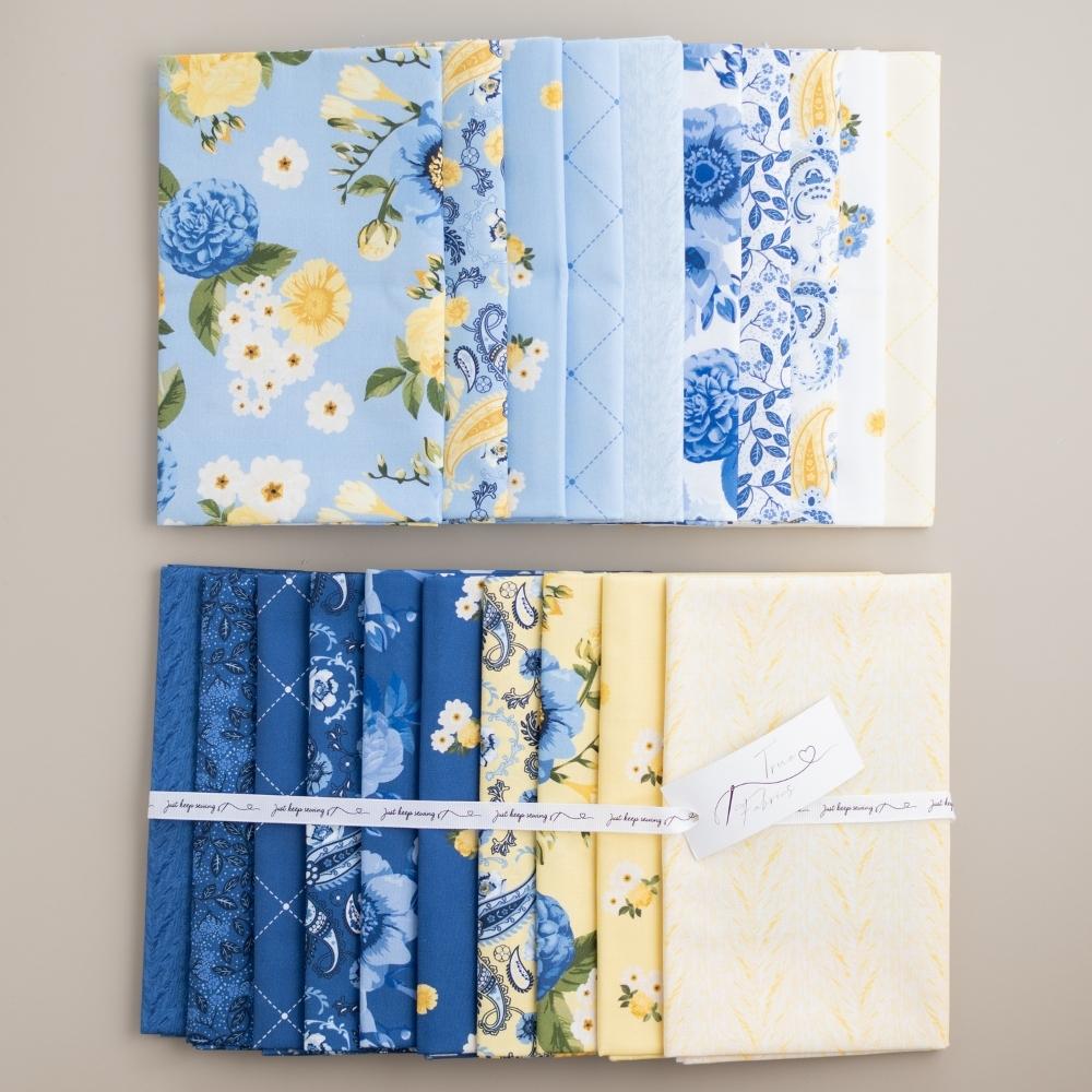 Sunshine Blooms - Half Yard Bundle - 20 pieces in 18" x 44" cuts