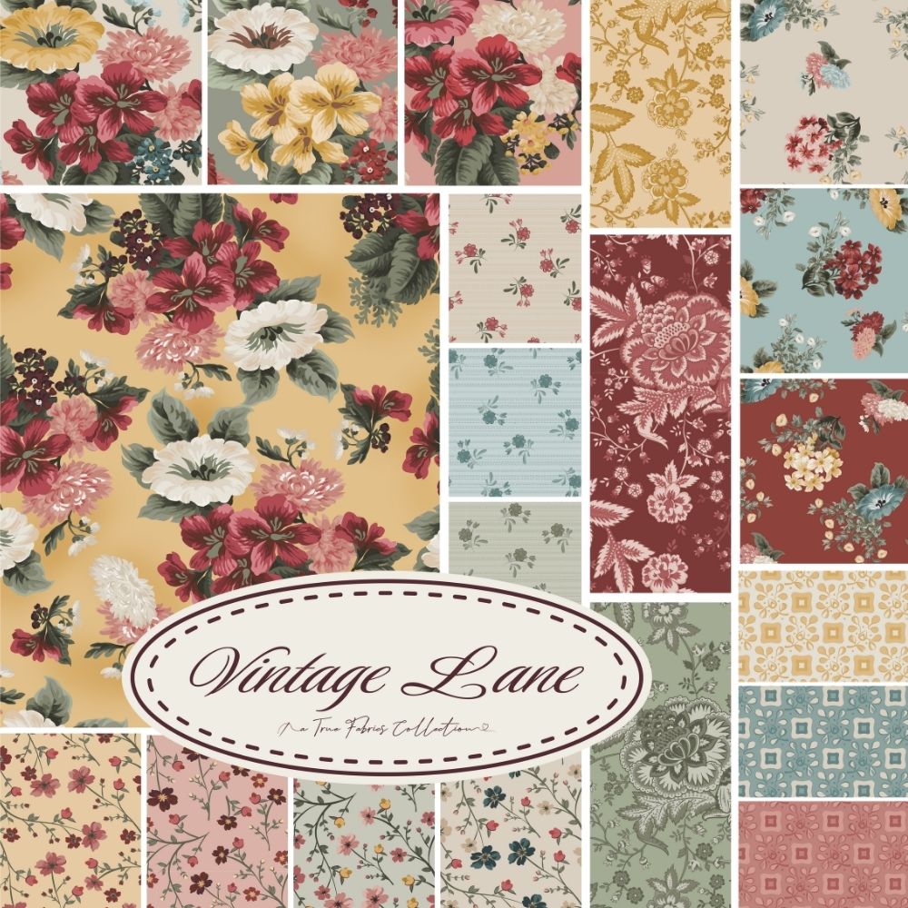 Vintage Lane - Half Yard Bundle - 20 pcs