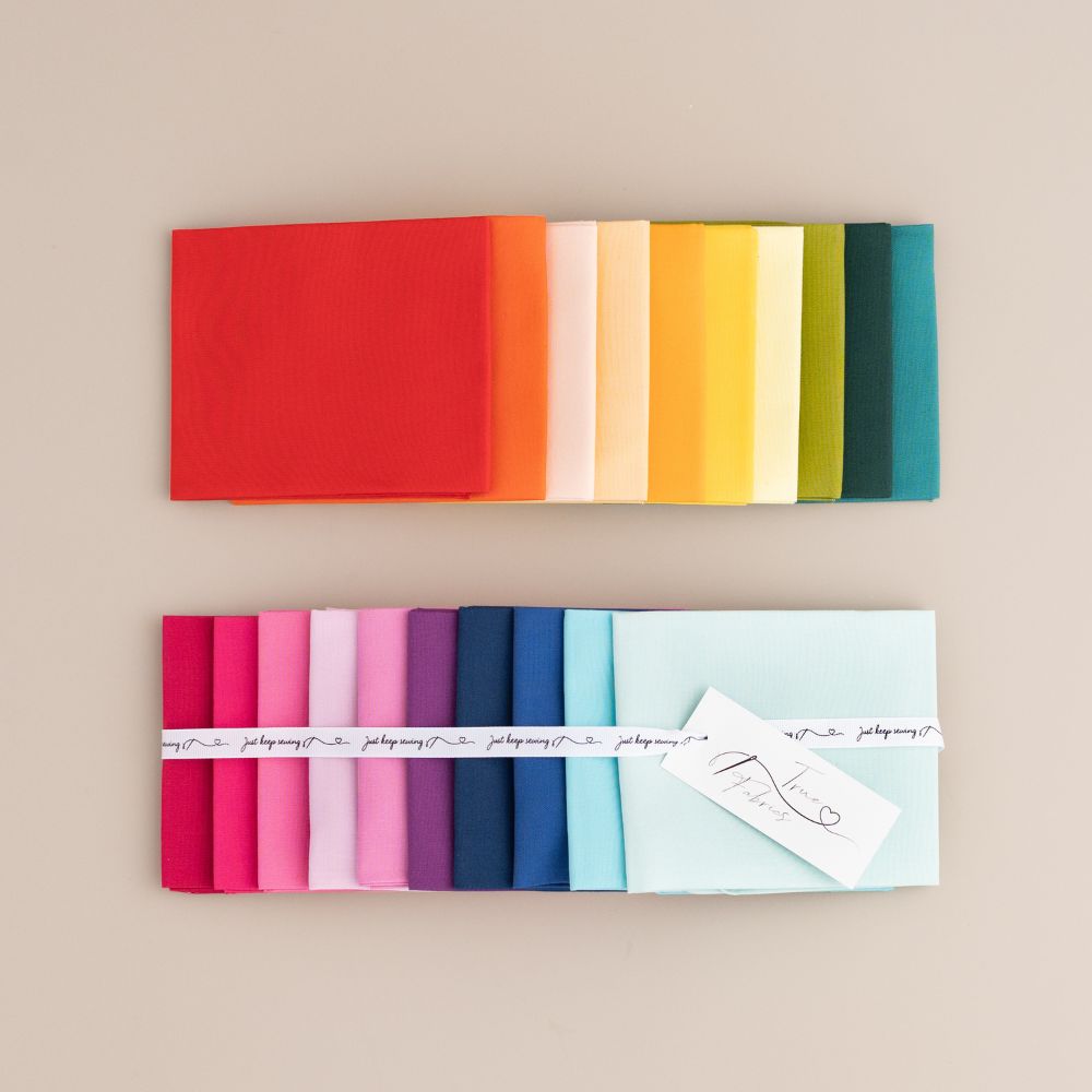 Bundle & Save - True Fabrics - Solids - 5 Fat Quarters Bundles Precut