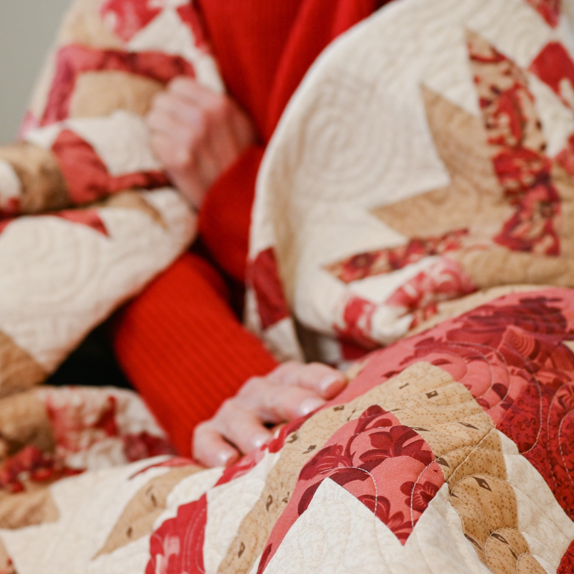 Block Of The Month - Stars & Sprinkles En Rouge (100.5" x 100.5")