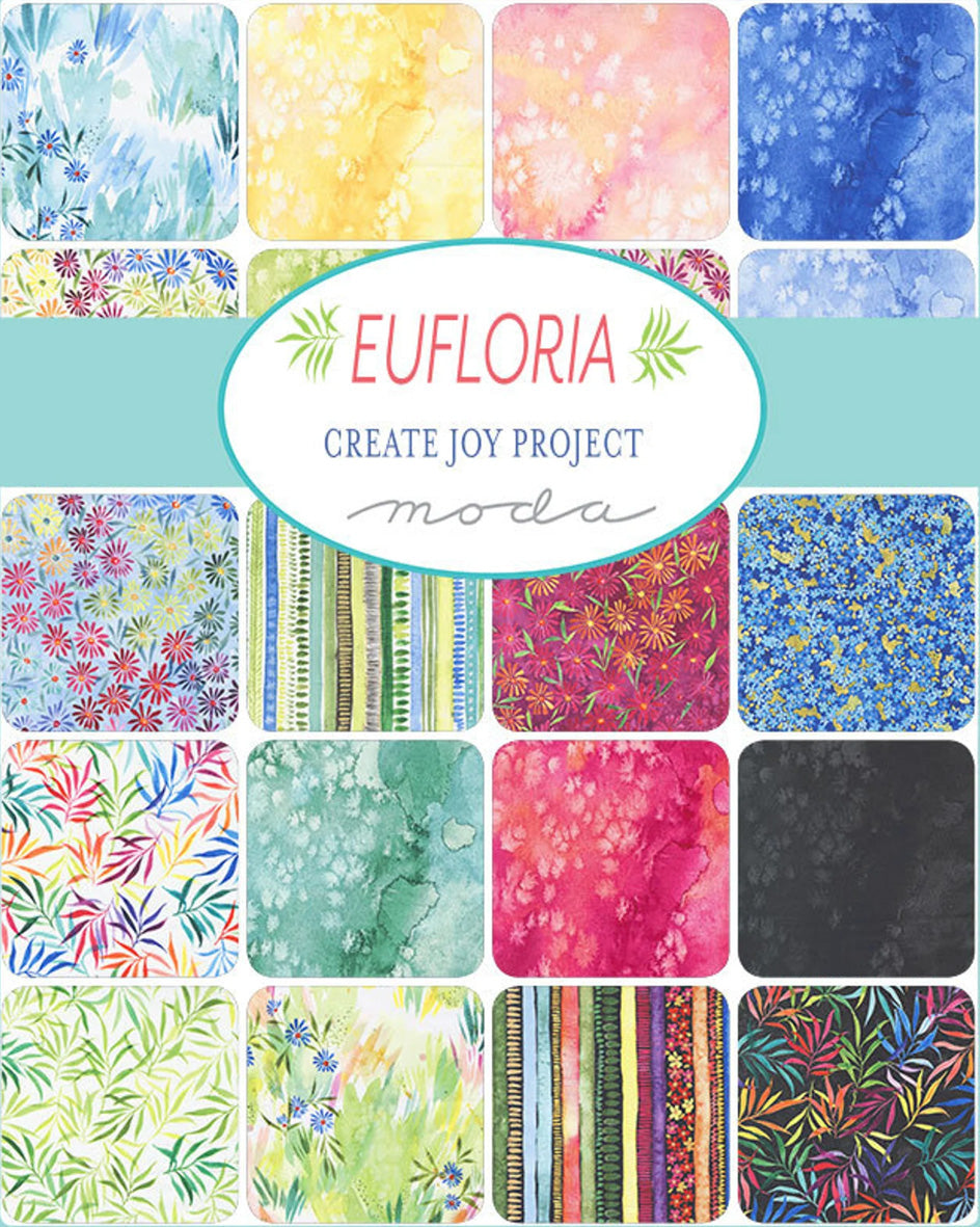 Eufloria 5" charm pack fabric