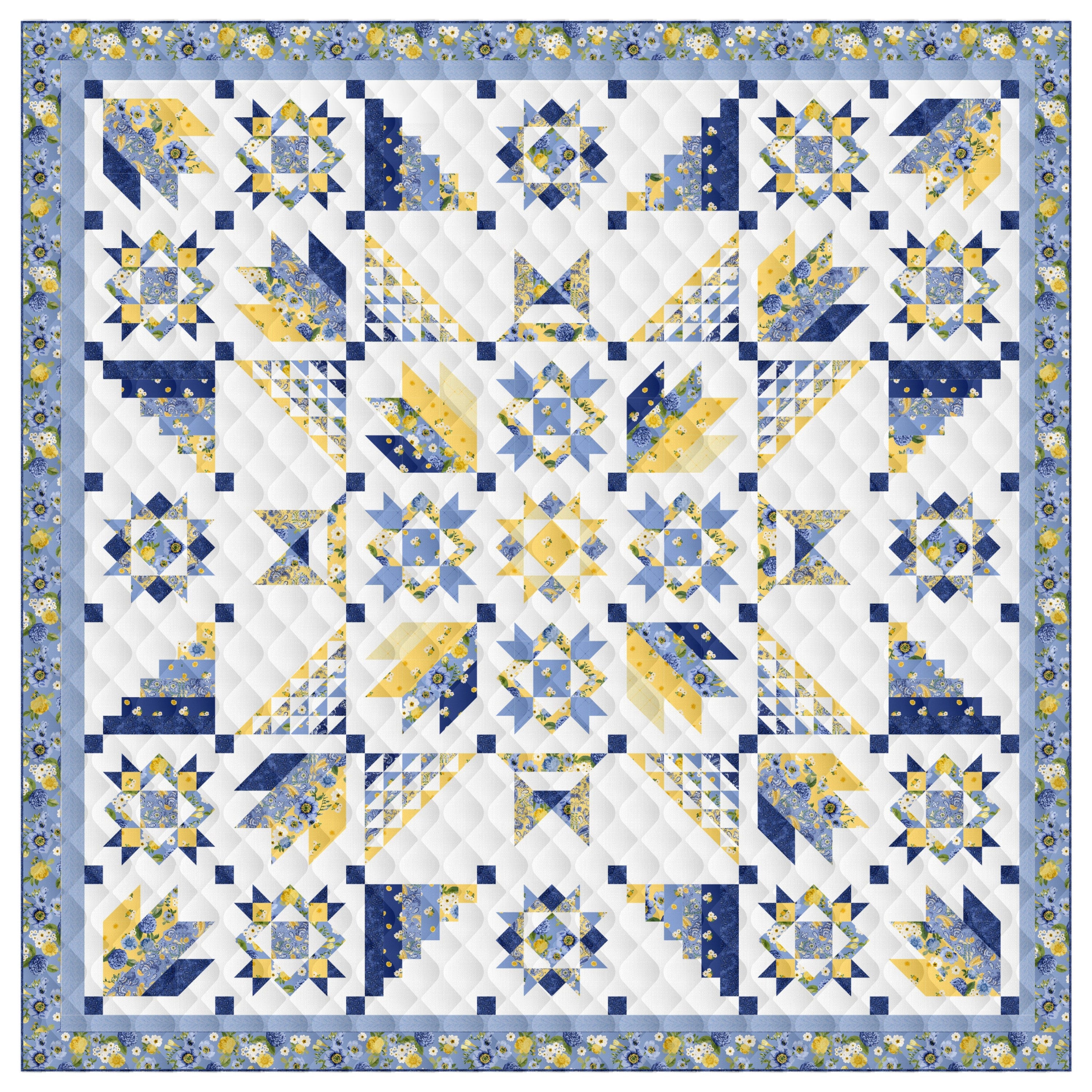 Sunshine Blooms King BOM Digital Pattern