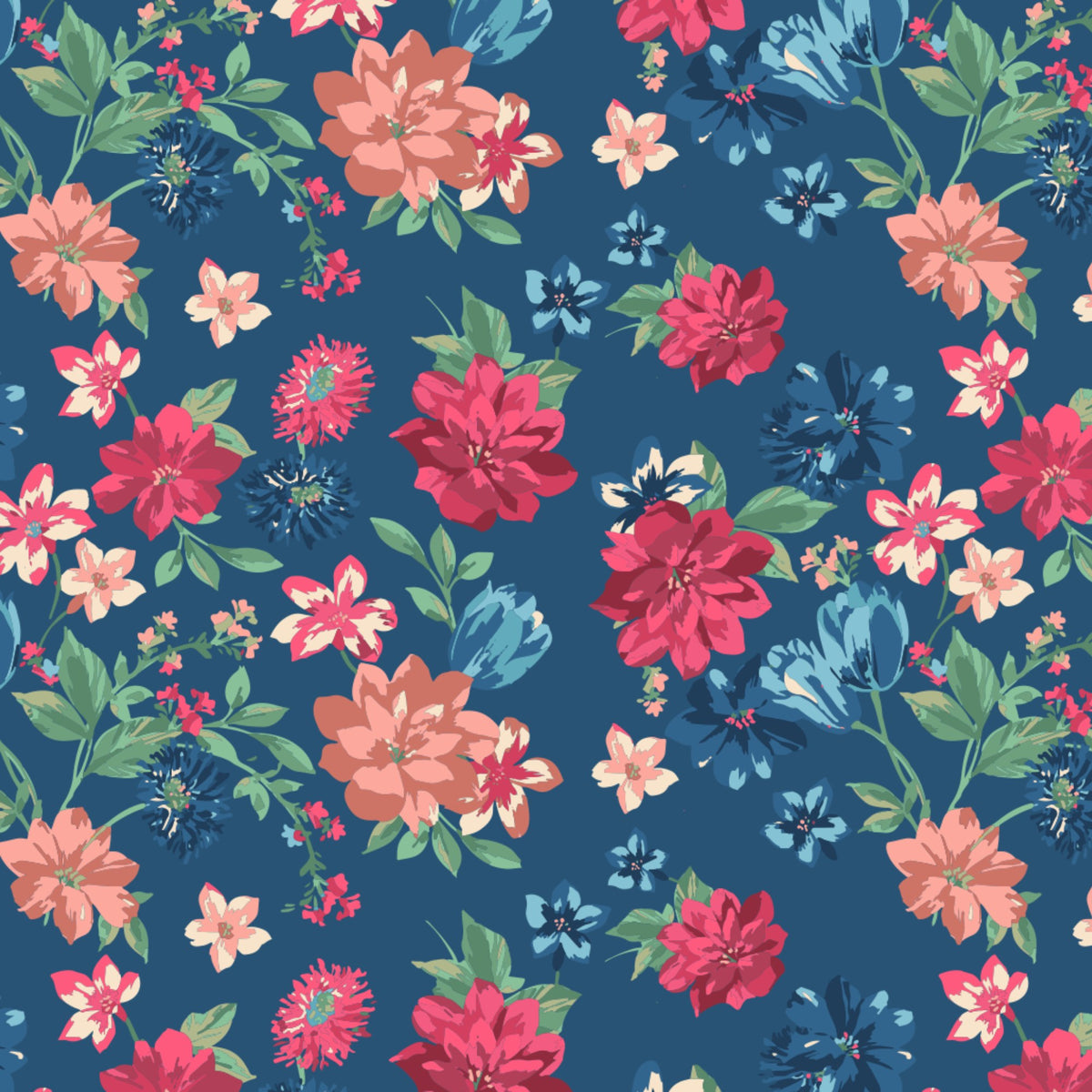 True Fabrics - Americana Garden - Fabric by the yard