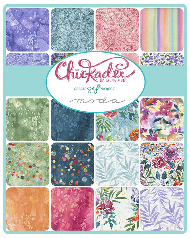 Chickadee 5" charm pack fabric