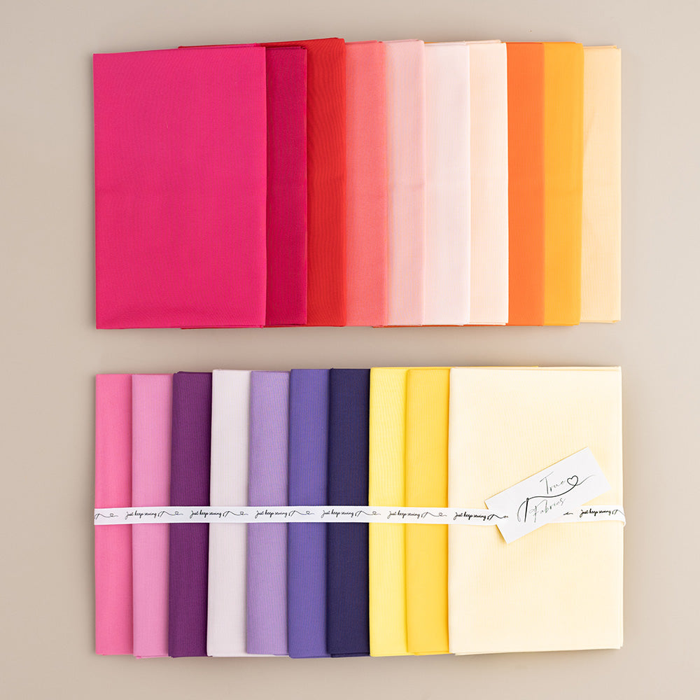 Hidden Lattice - Quilt Kit - Solids Daybreak (86" x 96")