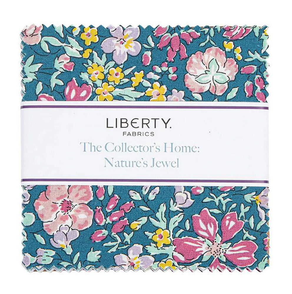 Liberty Nature's Jewel 5" charm pack fabric