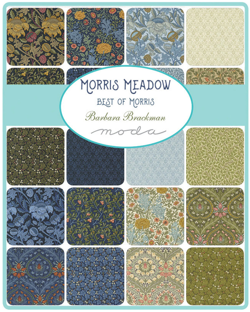 Morris Meadow 5" charm pack fabric