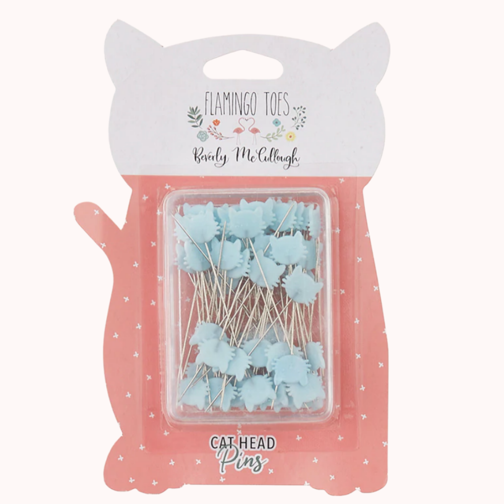 Cat Head Pins by Bev McCullough