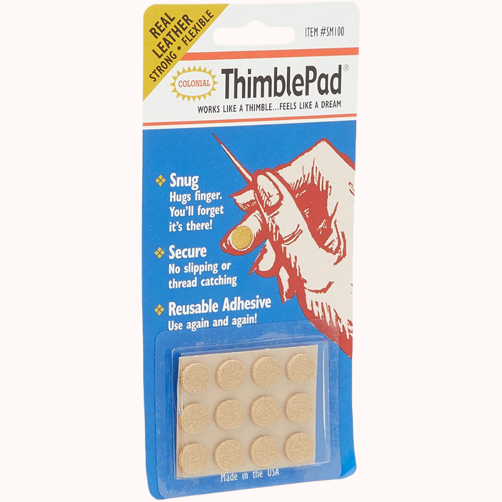 Colonial Needle Co Thimblepad Leather Adhesive Thimble