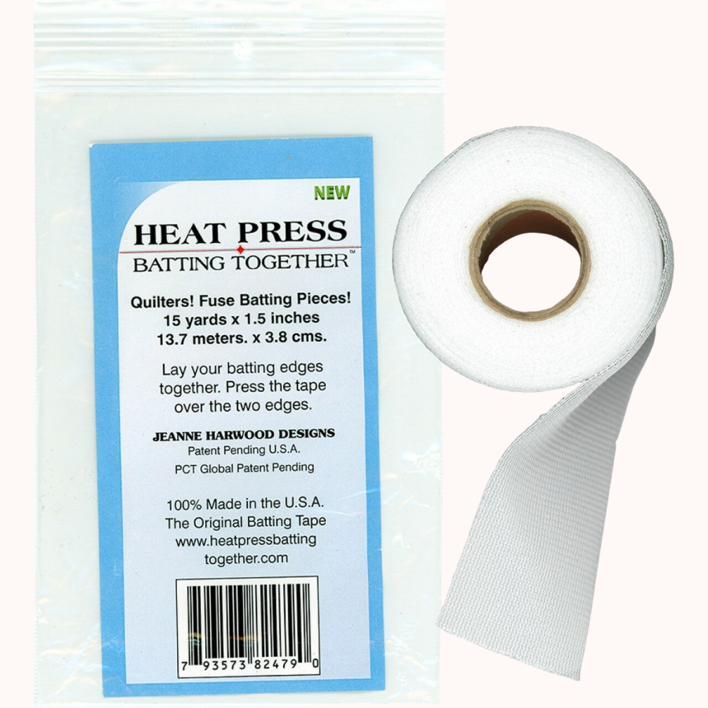 Fusible Fleece - Heat Press Batting Together - 1 1/2in x 15yds