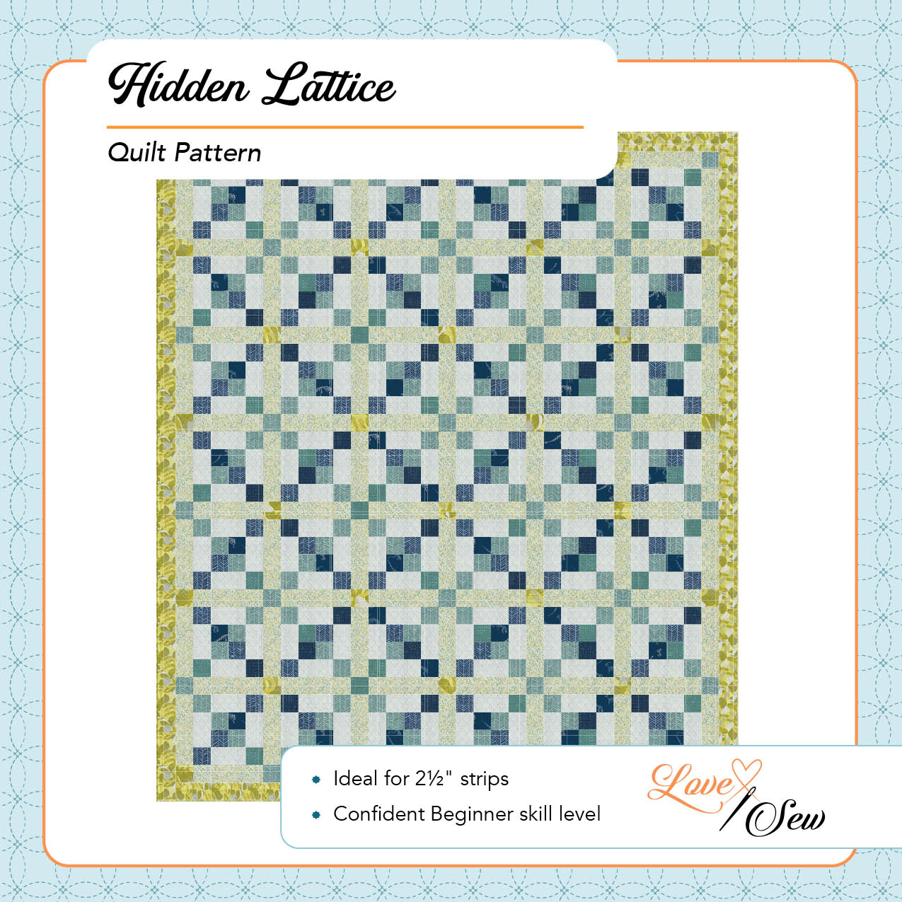 Hidden Lattice Quilt Pattern