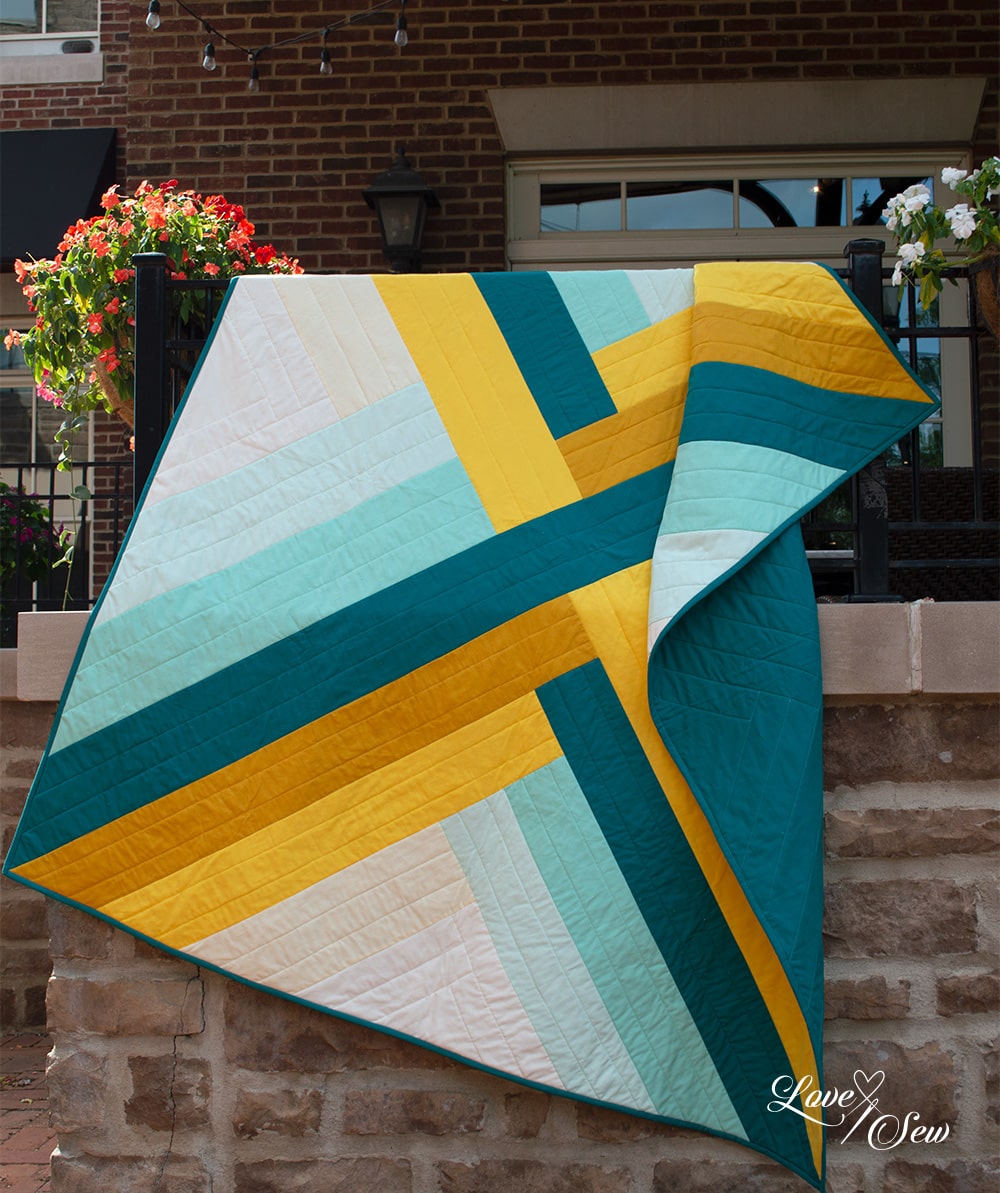 Maypole - Quilt Kit - Sophisticated Solids (56" x 63")