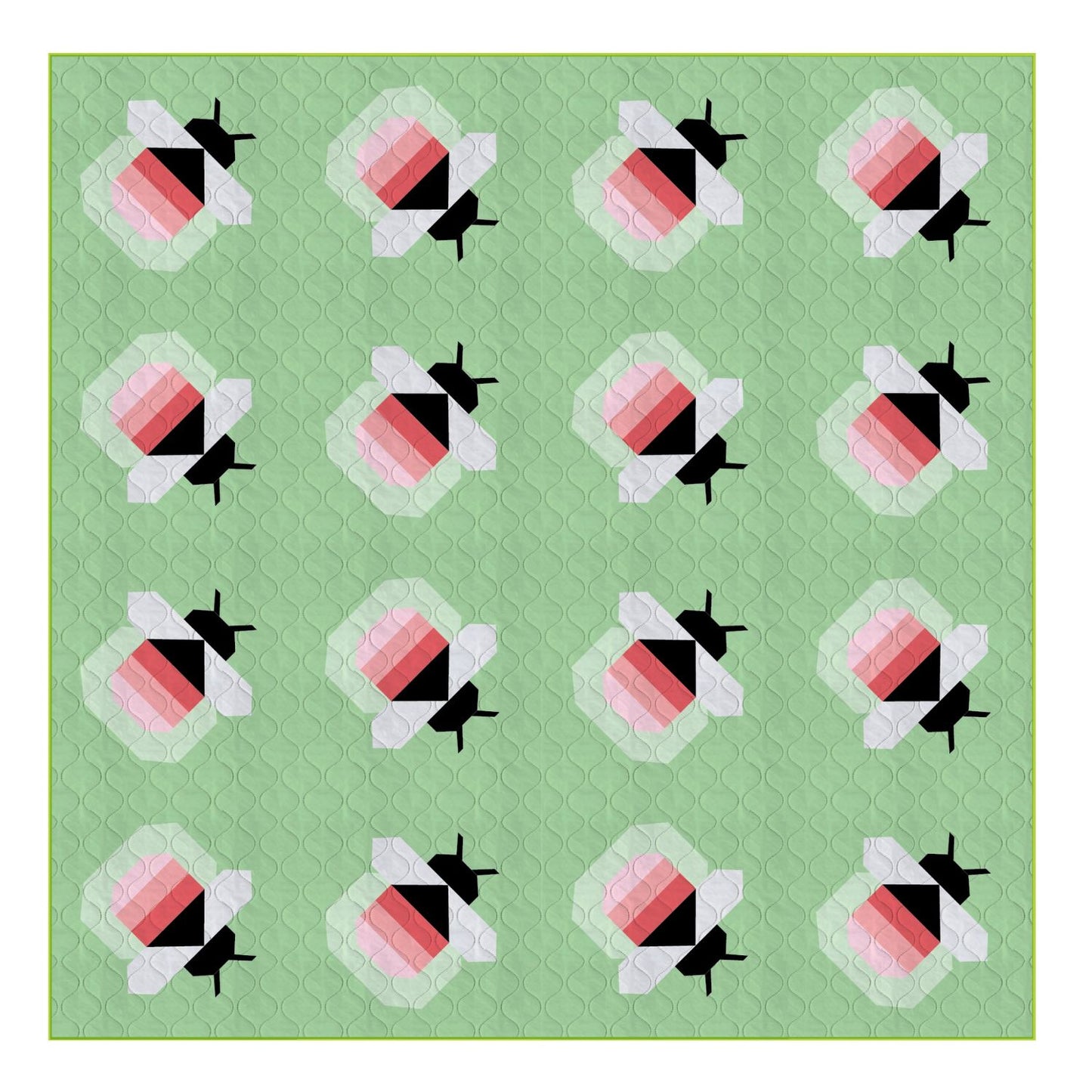 True Fabrics - Firefly - Quilt Kit - Sophisticated Solids (72 ½ " x 72 ½ ")