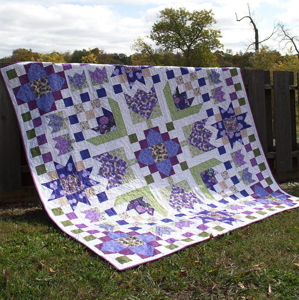 Garden Flourish - Quilt Kit - Wildflowers (87" x 87")