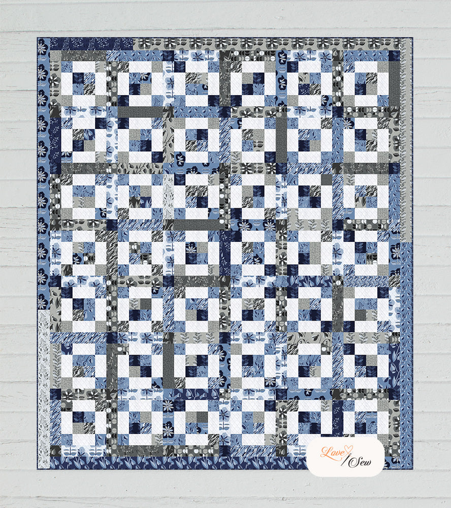 Hidden Lattice - Quilt Kit - MOD Fabrics (66" x 76")