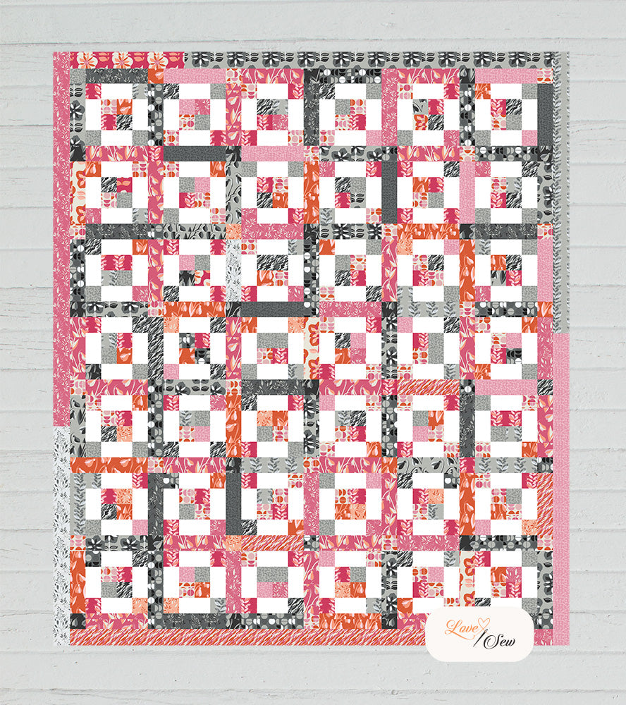 Hidden Lattice - Quilt Kit - MOD Fabrics (66" x 76")