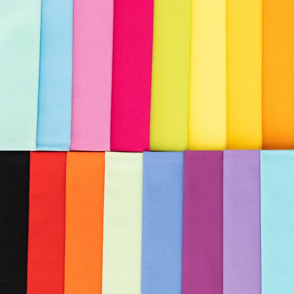 Joseph's Coat - Quilt Kit - Sophisticated Solids (70" x 90")