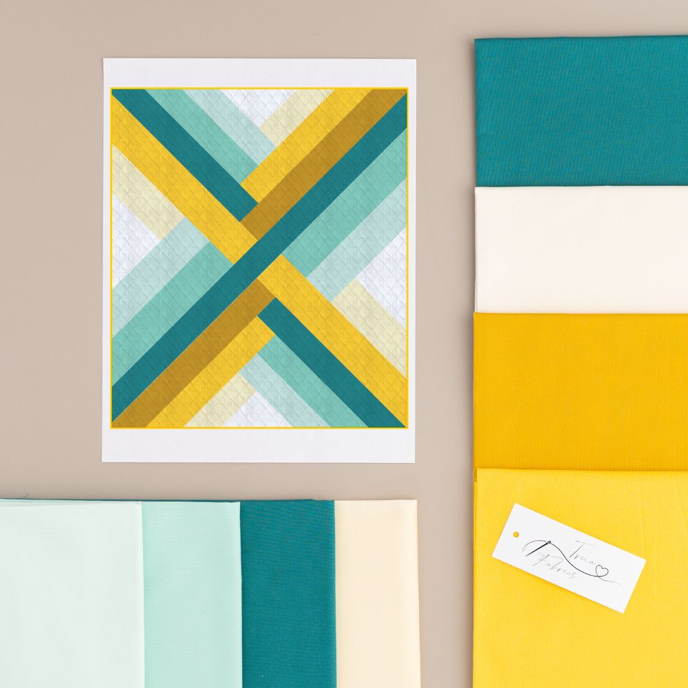 Maypole - Quilt Kit - Sophisticated Solids (56" x 63")