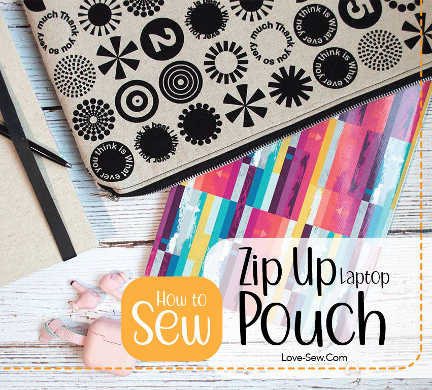 How to: Sew a Zip Up Pouch