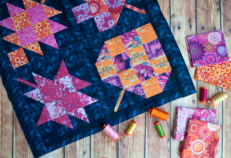 Autumn Leaf Mini Quilt Love Sew