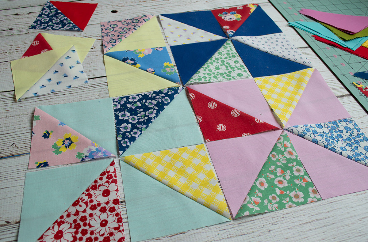 Easy Pinwheel Quilt Block – Love Sew