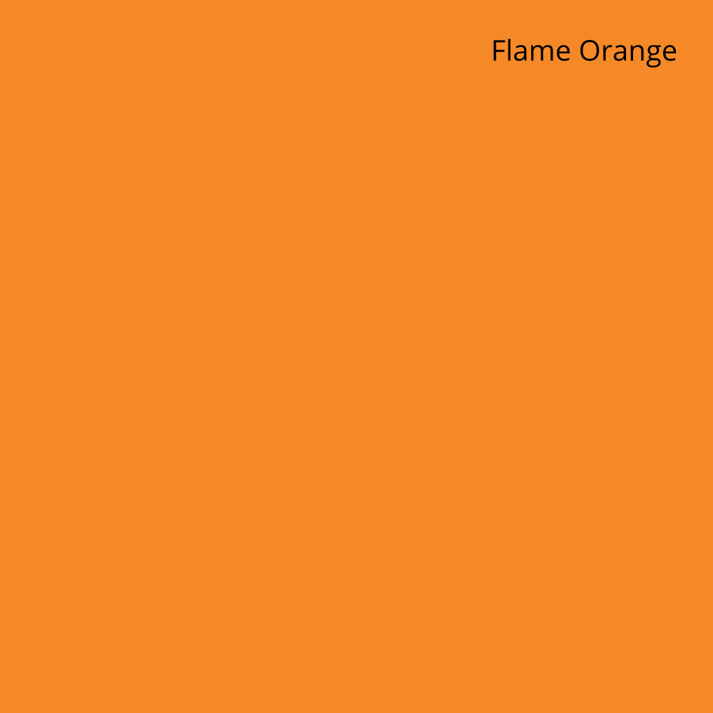 Sophisticated Solids - Flame Orange