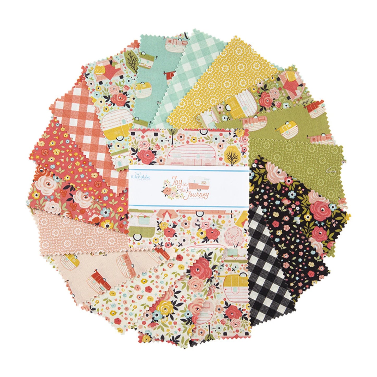 Joy in the Journey 5" charm pack fabric