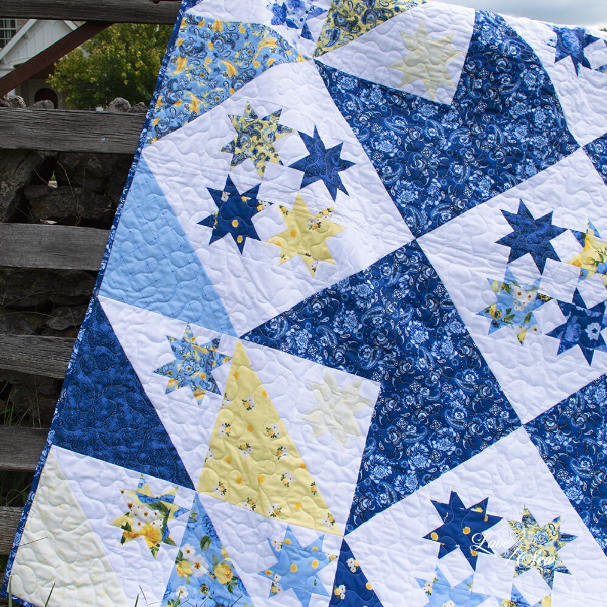 Star Light - Quilt Kit - Sunshine Blooms (72" x 72")