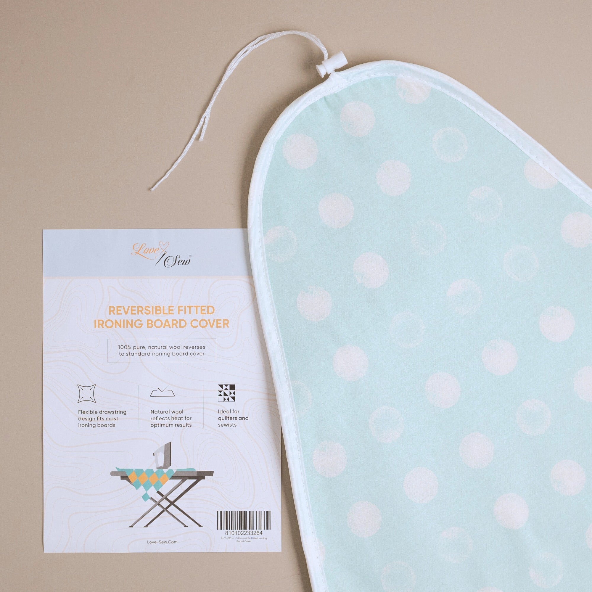 Reversible Fitted Ironing Board Cover