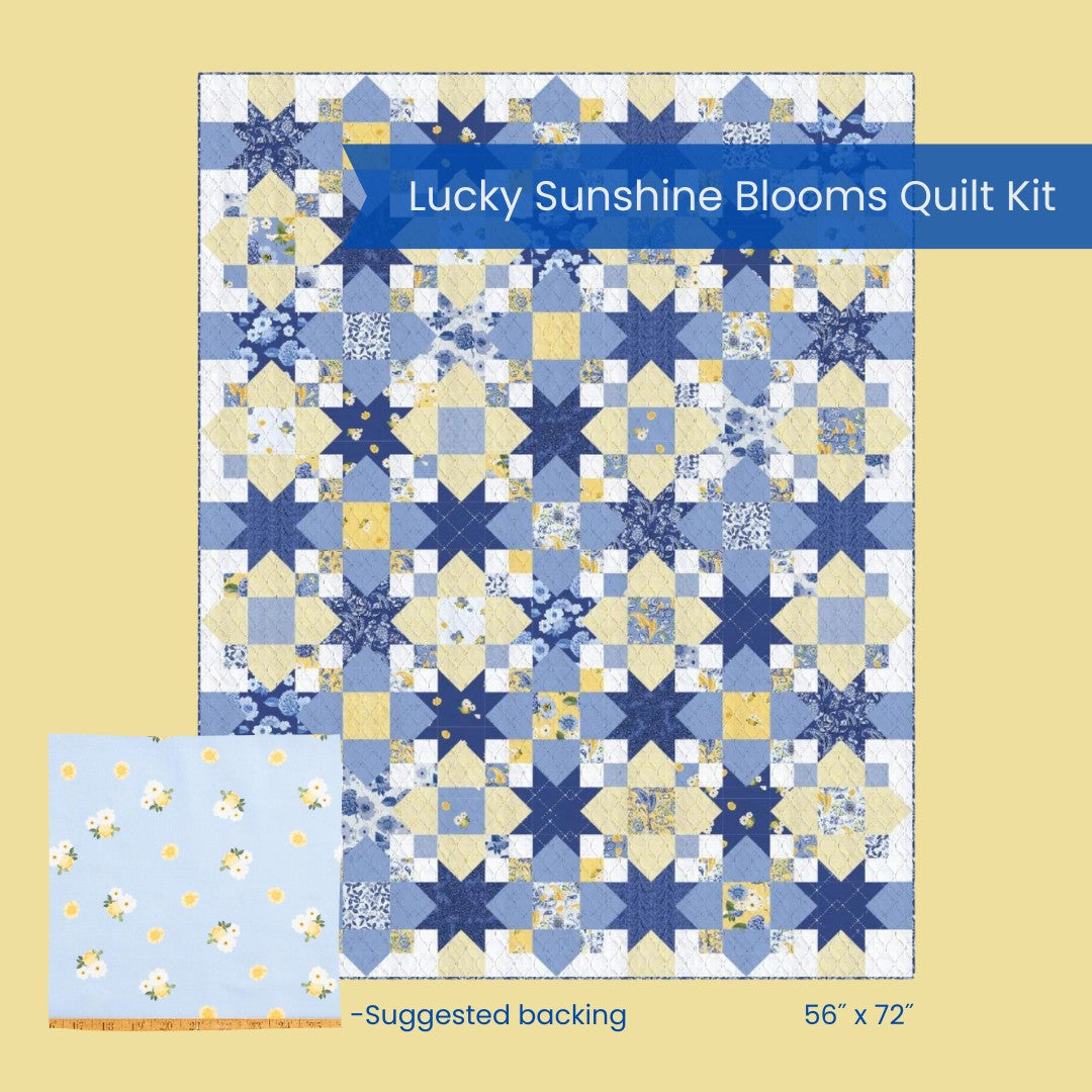 Lucky - Quilt Kit - Sunshine Blooms (56" x 72")