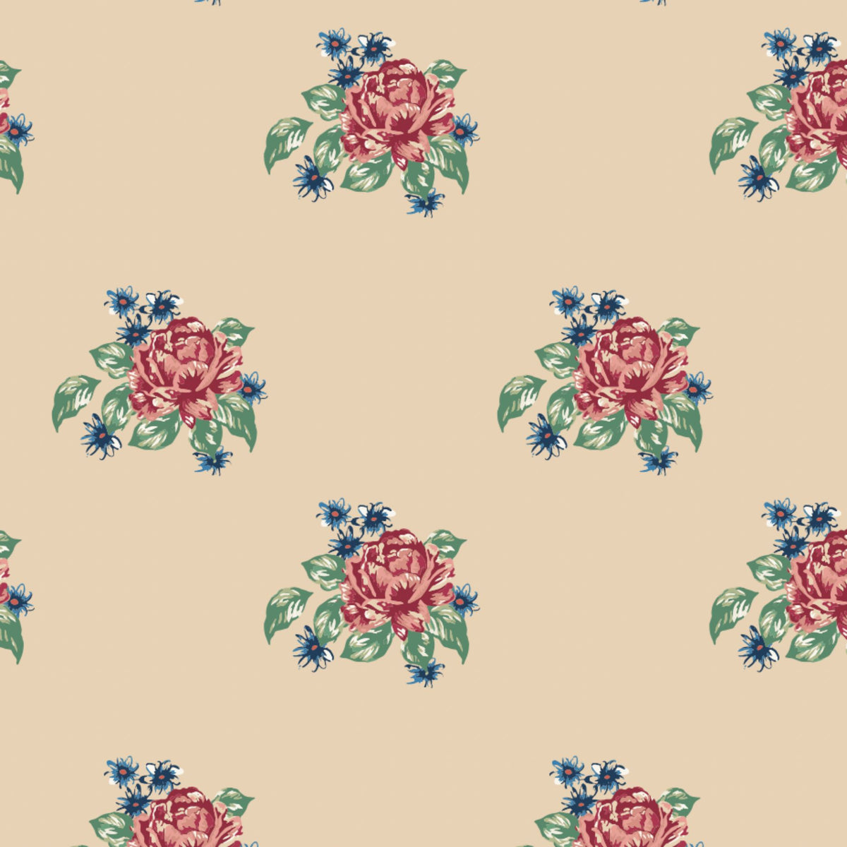 True Fabrics - Americana Garden - Fabric by the yard