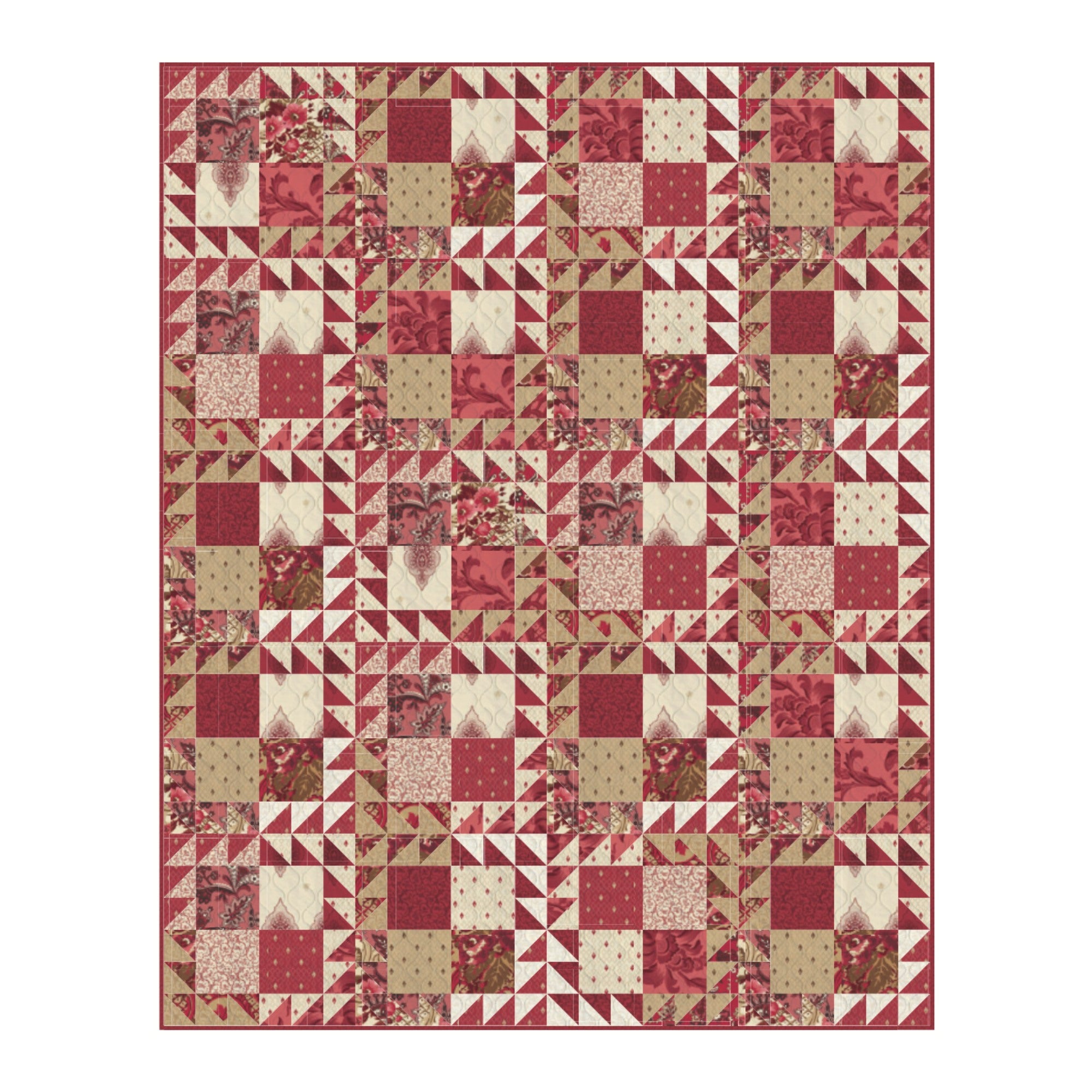 Spring Fling - Quilt Kit - En Rouge (56" x 70")