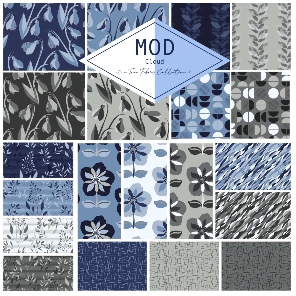 MOD Cloud - Fat Quarter Bundle - 20 pieces in 18 x 22 cuts