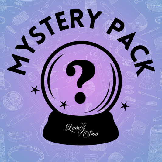 Fat Quarter 20-Piece Mystery Pack + Free Love Sew Notion