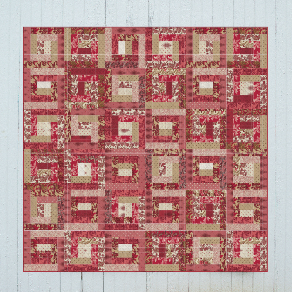 May Day - Quilt Kit - En Rouge (72" x 72")