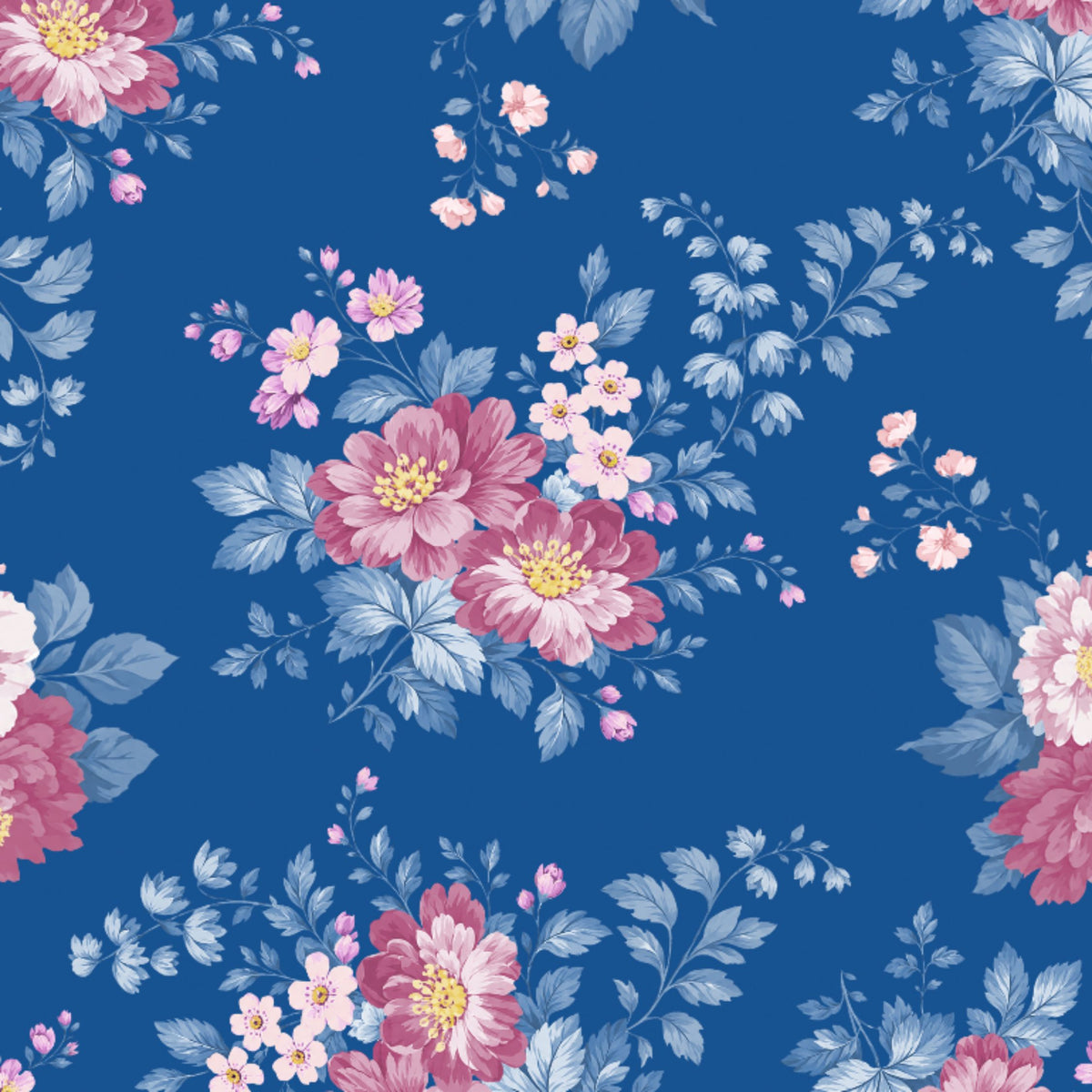 Blue Berry Coordinating Backing - 10 yards
