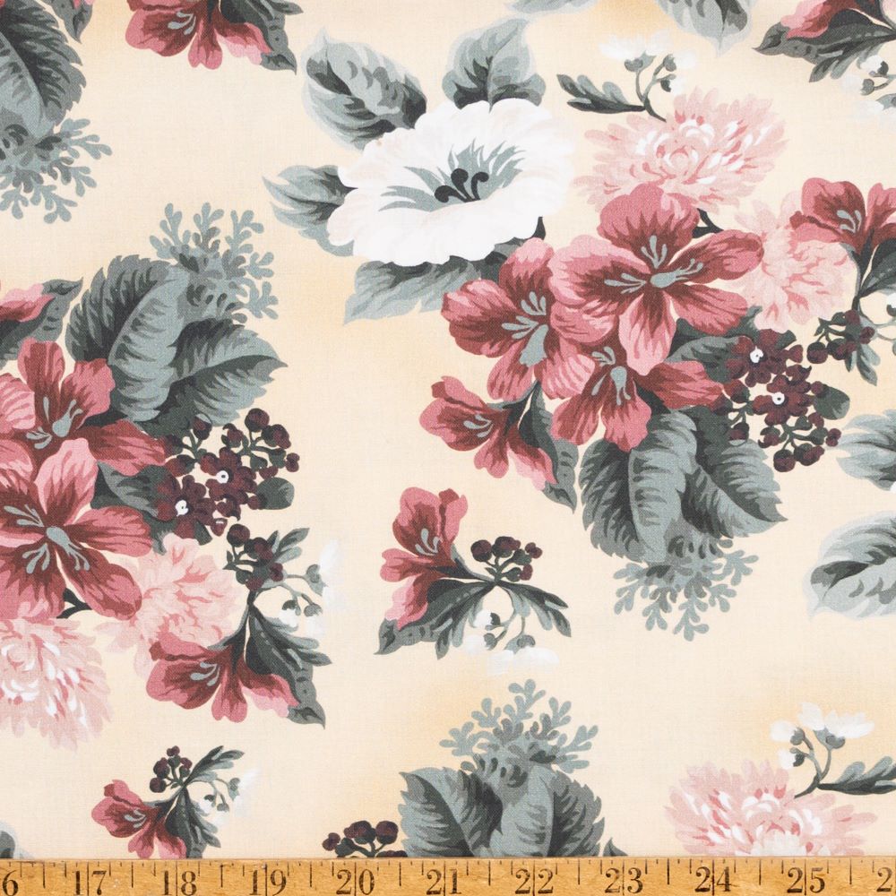 Vintage Lane - Main Floral Yellow