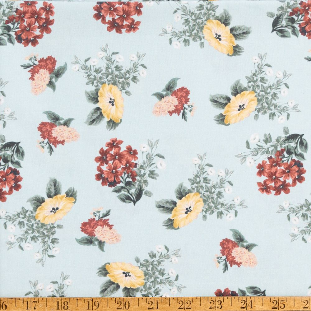 Vintage Lane - Medium Floral Sky