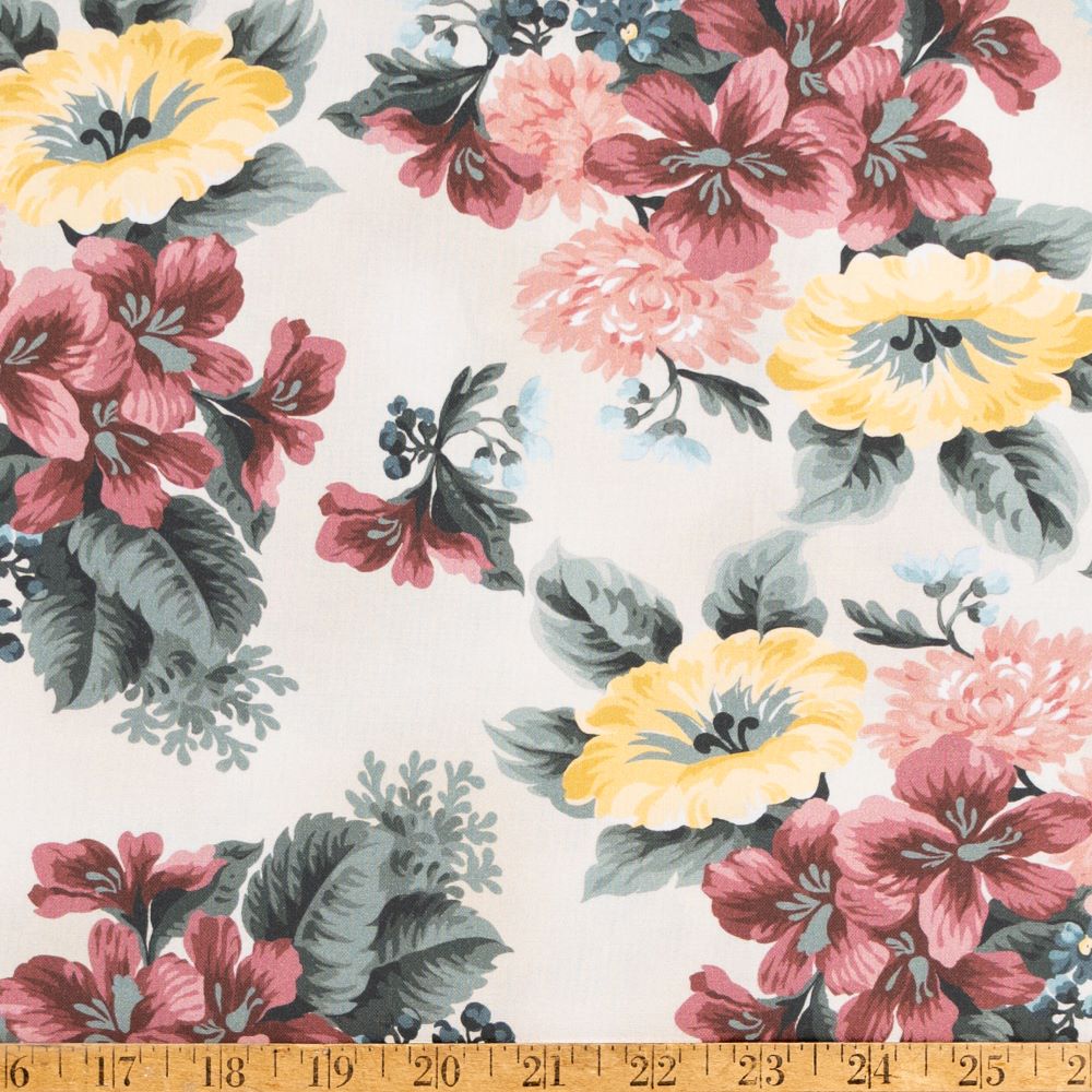 Vintage Lane - Main Floral Cream