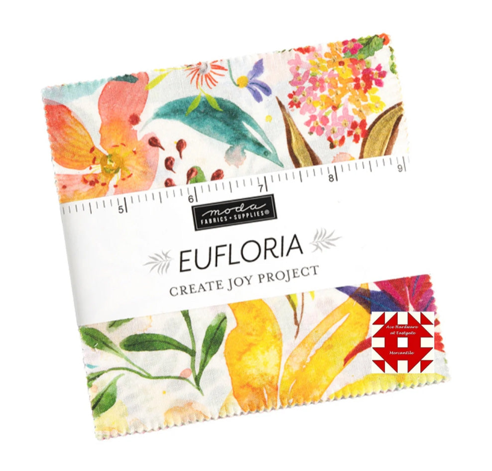 Eufloria 5" charm pack fabric