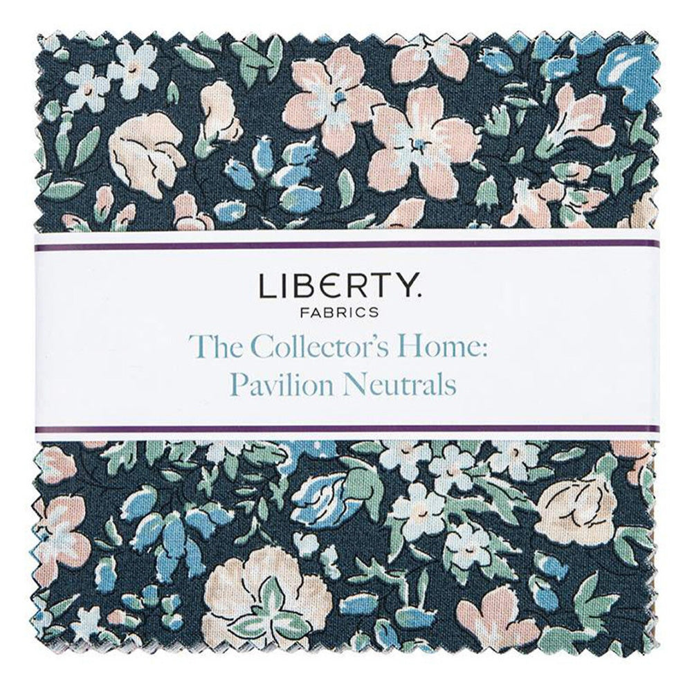 Liberty Pavilion Neutrals 5" charm pack fabric