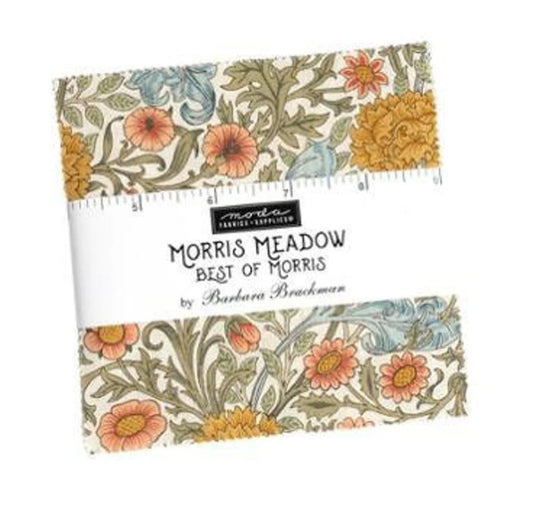 Morris Meadow 5" charm pack fabric