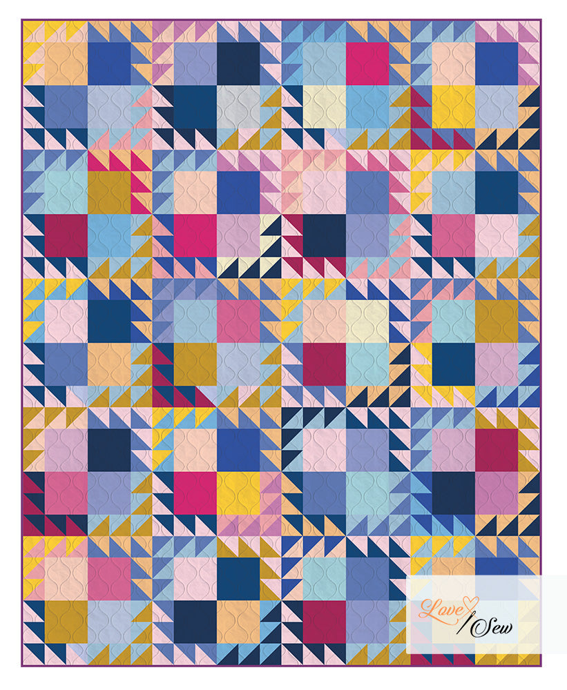 Spring Fling - Quilt Kit - Sunny Days Colors (56" X 70")