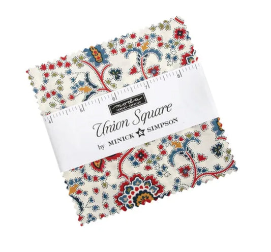 Union Square 5" charm pack fabric