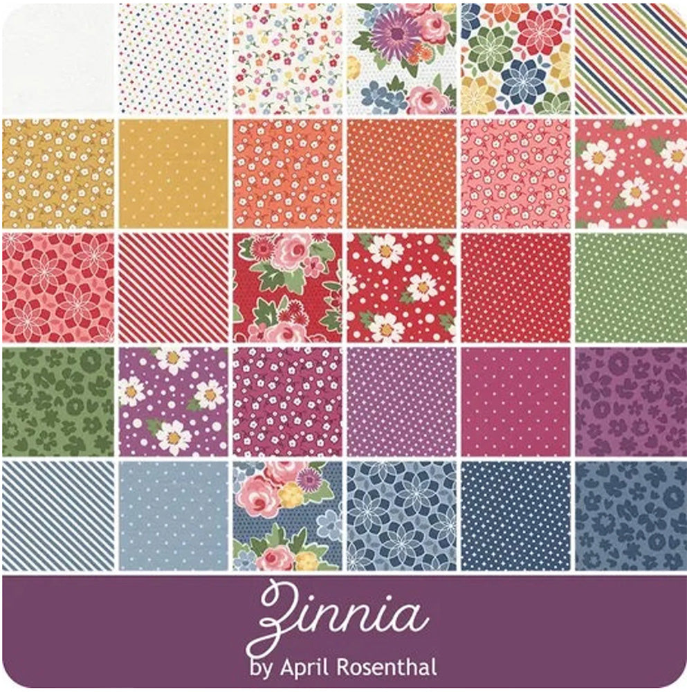 Zinnia 5" charm pack fabric