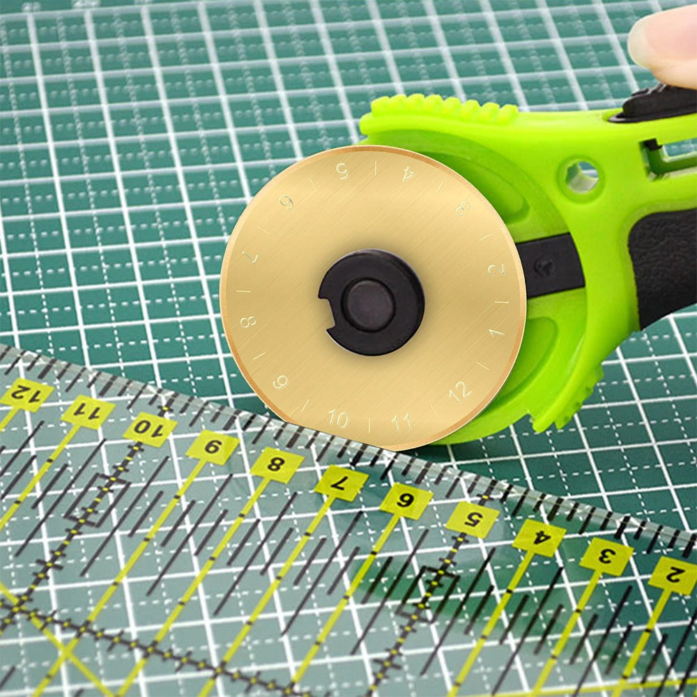 10pcs 60MM Rotary Cutters Spare Blades Quilters Sewing Cut Fabric