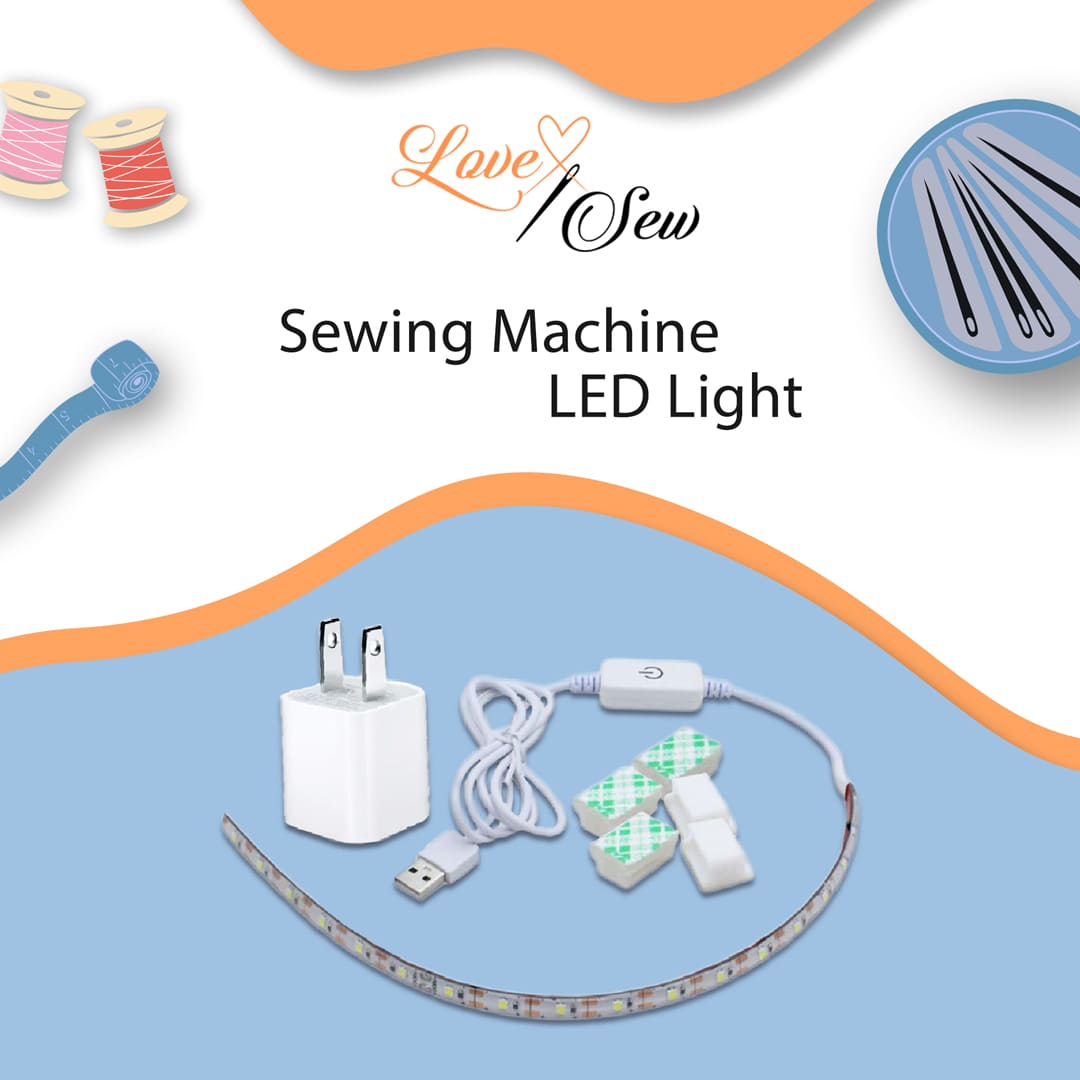 Sewing Machine Light Strip Sewing Machine Lights LED Strip LED Sewing  Machine Light Strip, Adhesive LED Sewing Light Strip Multi Level Dimmable