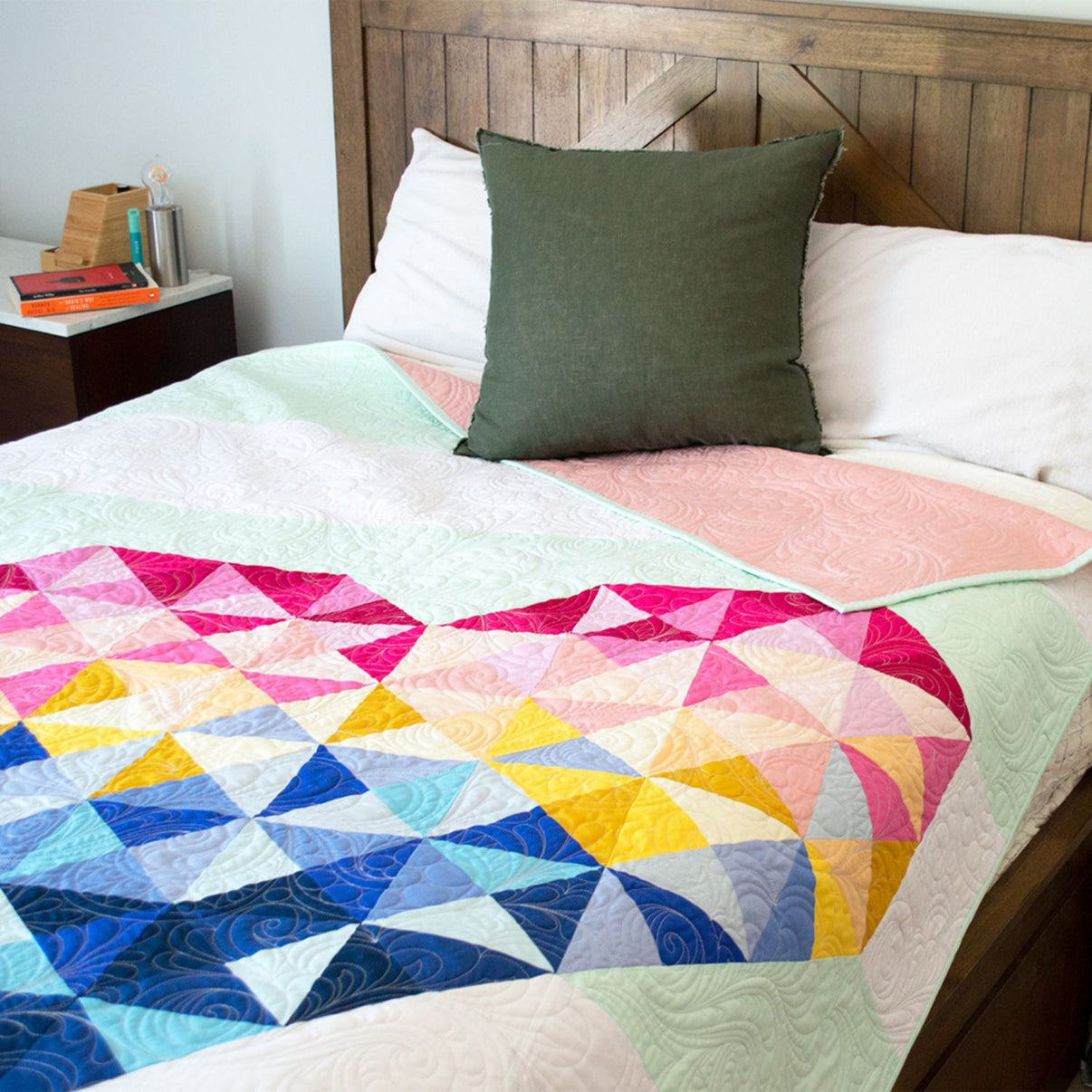 Piece & Love Quilt Kit Sophisticated Solids (70" x 80") Love Sew