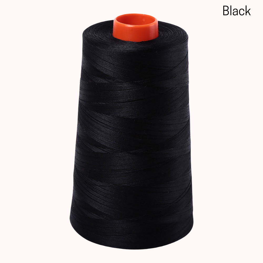 Aurifil 50wt Mako Cotton Cone - Black