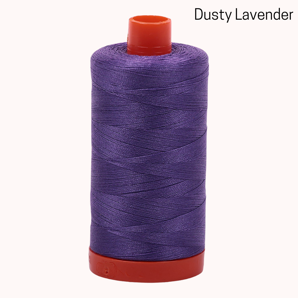 Aurifil 50wt Mako Cotton Large Spool - Dusty Lavender